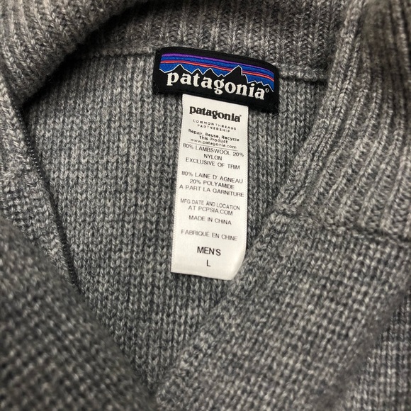Patagonia Lambswool Alpiniste Sweater (Men's) L - Picture 7 of 8